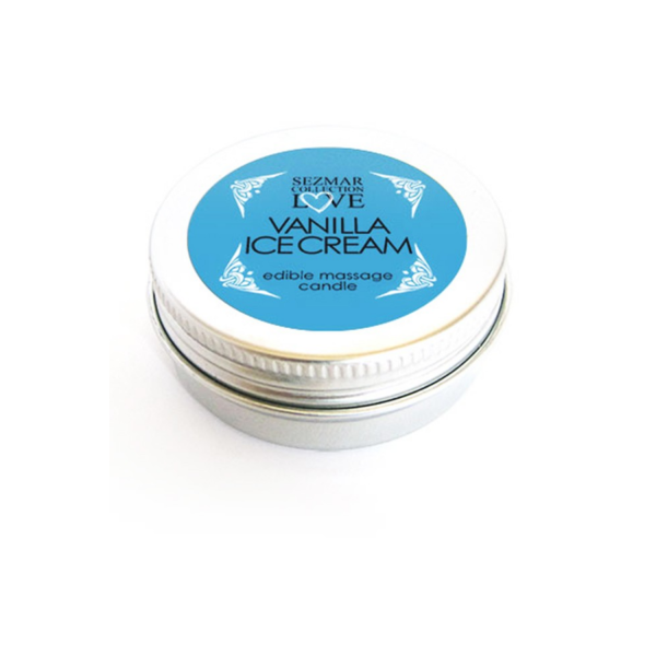 "Mini bougie de massage à la glace vanille, 30 ml." - SEZ070