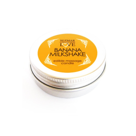 "Mini bougie de massage Milkshake banane 30 ml." - SEZ073