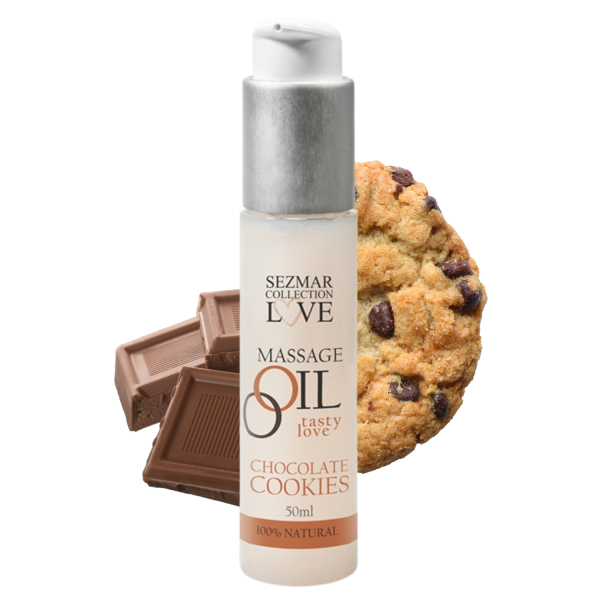 Huile de Massage Érotique au Chocolat - 100% Naturelle, Gourmande et Sensuelle 50ml - SEZ002