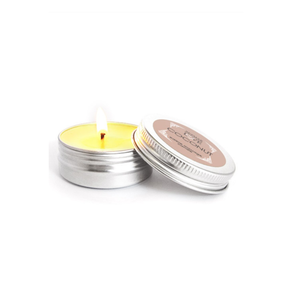 "Mini bougie de massage à la noix de coco, 30 ml." - SEZ077