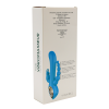 Vibromasseur Rabbit Bleu avec Chapelet Vibrant - Triple Stimulation