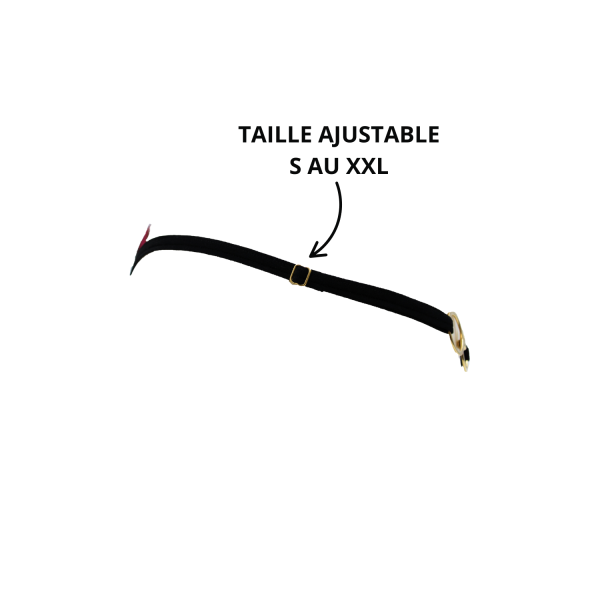 String bordeaux avec anneaux détachables - PM05GOPC-BRED