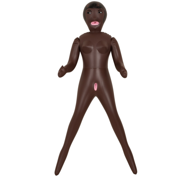Poupée gonflable 3 orifices couleur noir - R511315