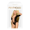 Body Noir Résille "Salute Me" – Manches Trois Quarts – Penthouse