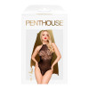 Body Fantaisie Noir en Résille & Dentelle – Blooming Era Penthouse