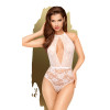 Body en dentelle blanche "Toxic Powder" Penthouse - Lingerie Sensuelle