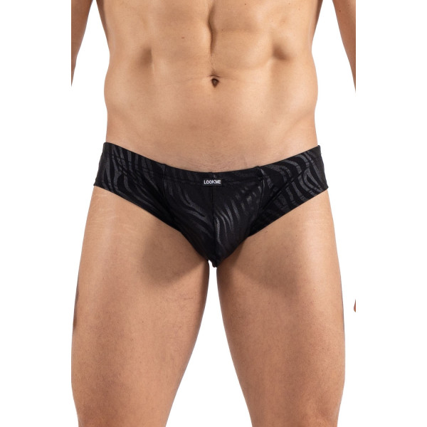 minipant noir  gold Zebra - LM2403-68BLK