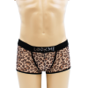 Boxer en résille imprimé léopard - LM2501-67LEO