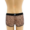 Boxer en résille imprimé léopard - LM2501-67LEO