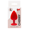 Plug rouge bijou cristal Large CHERRY - RY-069CRED