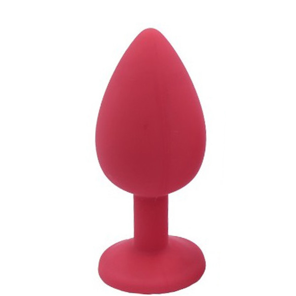 Plug rouge bijou cristal Medium CHERRY - RY-068CRED
