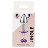 Plug Bijou Aluminium Violet avec Clochettes – Taille S