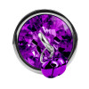 Plug Bijou Aluminium Violet avec Clochettes – Taille S