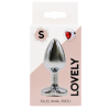 Ravivez la passion : Plug Bijou Cœur en Aluminium Rouge - Taille Small