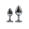 Ravivez la passion : Plug Bijou Cœur en Aluminium Rouge - Taille Small