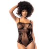 Body résille noire - MAL1103BLK