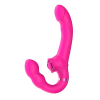 Vibromasseur ROSEA Strap-on Triple Action Télécommandé - SAV190