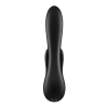 Vibromasseur rabbit noir double stimulation clitoris Double Flex Satisfyer - CC597809