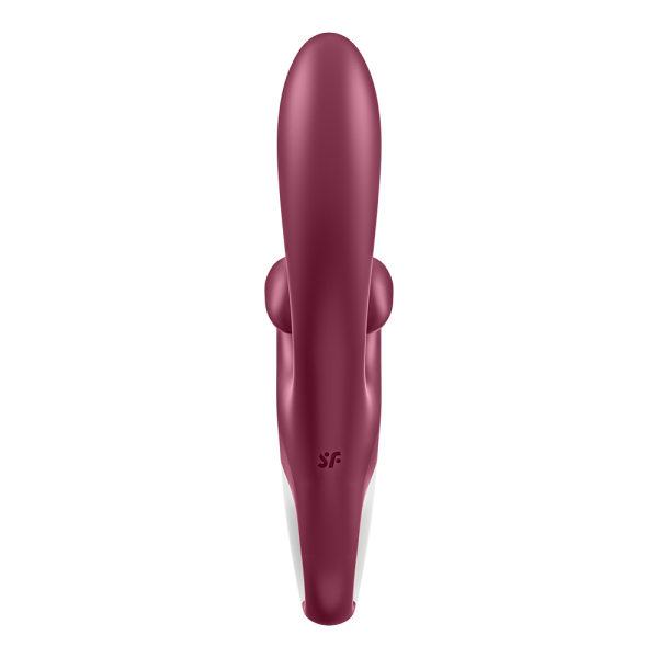 Vibromasseur rabbit point G rouge double stimulation clitoridienne Touch Me Satisfyer - CC597811SA
