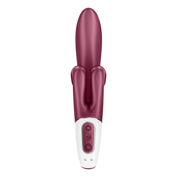 Vibromasseur rabbit point G rouge double stimulation clitoridienne Touch Me Satisfyer - CC597811SA