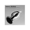 Plug vibrant acier inoxydable anal taille M avec télécommande, USB BOOTY - RY-207-M
