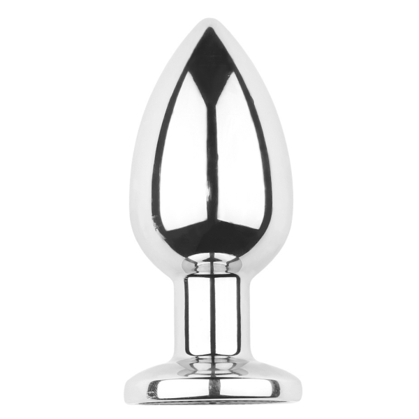 Plug vibrant acier inoxydable anal taille M avec télécommande, USB BOOTY - RY-207-M