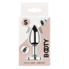 Plug vibrant acier inoxydable anal taille S avec télécommande, USB BOOTY - RY-207-S