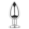 Plug vibrant acier inoxydable anal taille S avec télécommande, USB BOOTY - RY-207-S