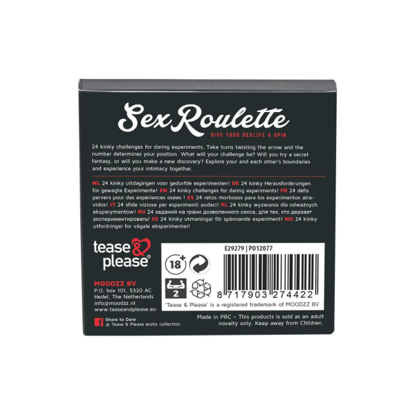 Jeu Sex Roulette 24 défis pervers - E29279