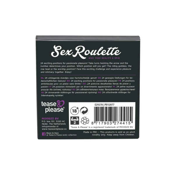 Jeu Sex Roulette 24 Positions Kamasutra - E29278