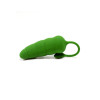PIMENTO, Un Œuf vibrant avec télécommande, couleur et forme Piment en silicone médical - B137GRE