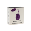 2en1 Stimulateur clitoridien à picots par aspiration avec son œuf vibrant à distance violet - 0-B0009PUR