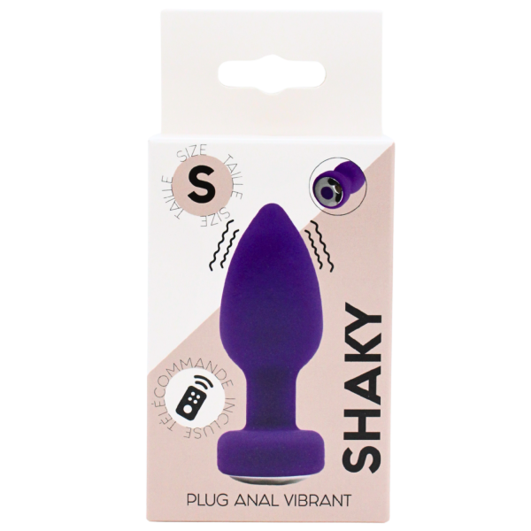 Plug Anal Vibrant Télécommandé SHAKY Violet