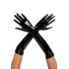 Gants en vinyle noir 