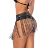 Jupe glamour à franges ornée de strass - Mapalé