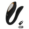 OSMOSE, stimulateur pour couple USB, à double tête, avec télécommande, en silicone médical