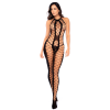 Bodystocking en résille noire échancrée - Mapalé