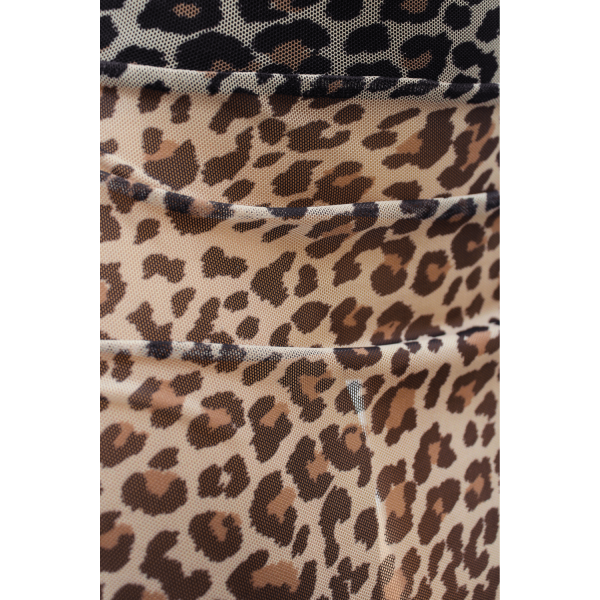 Jupe résille léopard transparente Clara – Be Lily