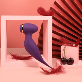Oiseau du Paradis – Vibromasseur 2 en 1 avec stimulation clitoridienne