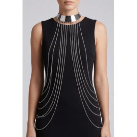 Bijou Tour de Cou et Chaîne de Corps Argentée - BE LILY