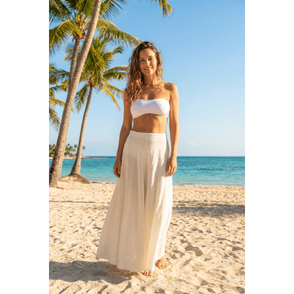 Bandeau de poitrine blanc - Élégance et sensualité sous vos tenues