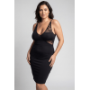 Robe Sexy Noire Transparente - Dentelle Florale & Tissu Élastique - Victoria