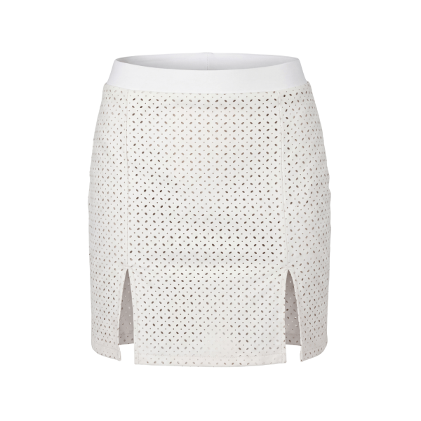 Jupe Courte Blanche Cassandra – Simili Cuir Sensuel Be Lily