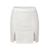 Jupe Courte Blanche Cassandra – Simili Cuir Sensuel Be Lily