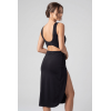Robe Noire Anastasia à Dos Nu par Be Liliy