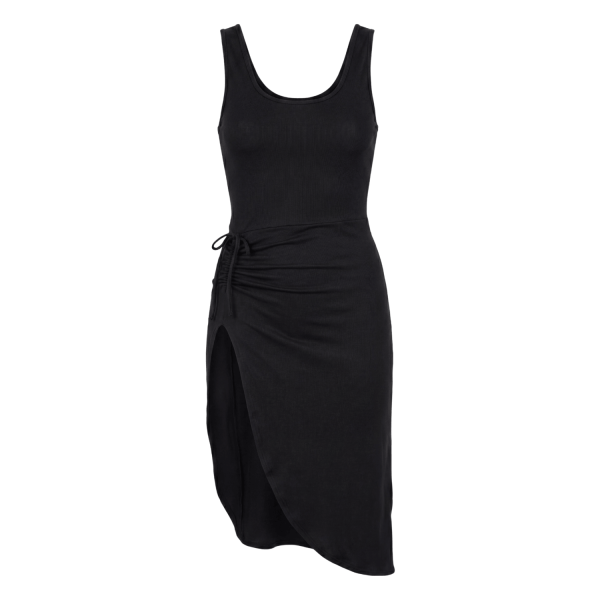 Robe Noire Anastasia à Dos Nu par Be Liliy