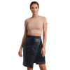 Jupe longue simili cuir noire Frida – Be Lily