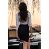 Jupe longue simili cuir noire Frida – Be Lily