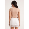 Jupe Courte Blanche Marina – Sexy et Moulante, Collection Be Lily