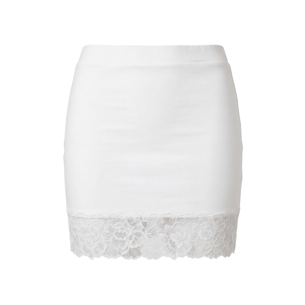 Jupe Courte Blanche Marina – Sexy et Moulante, Collection Be Lily